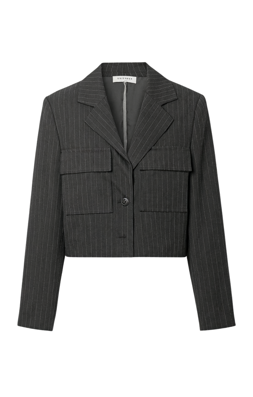 PINSTRIPE AZULA JACKET