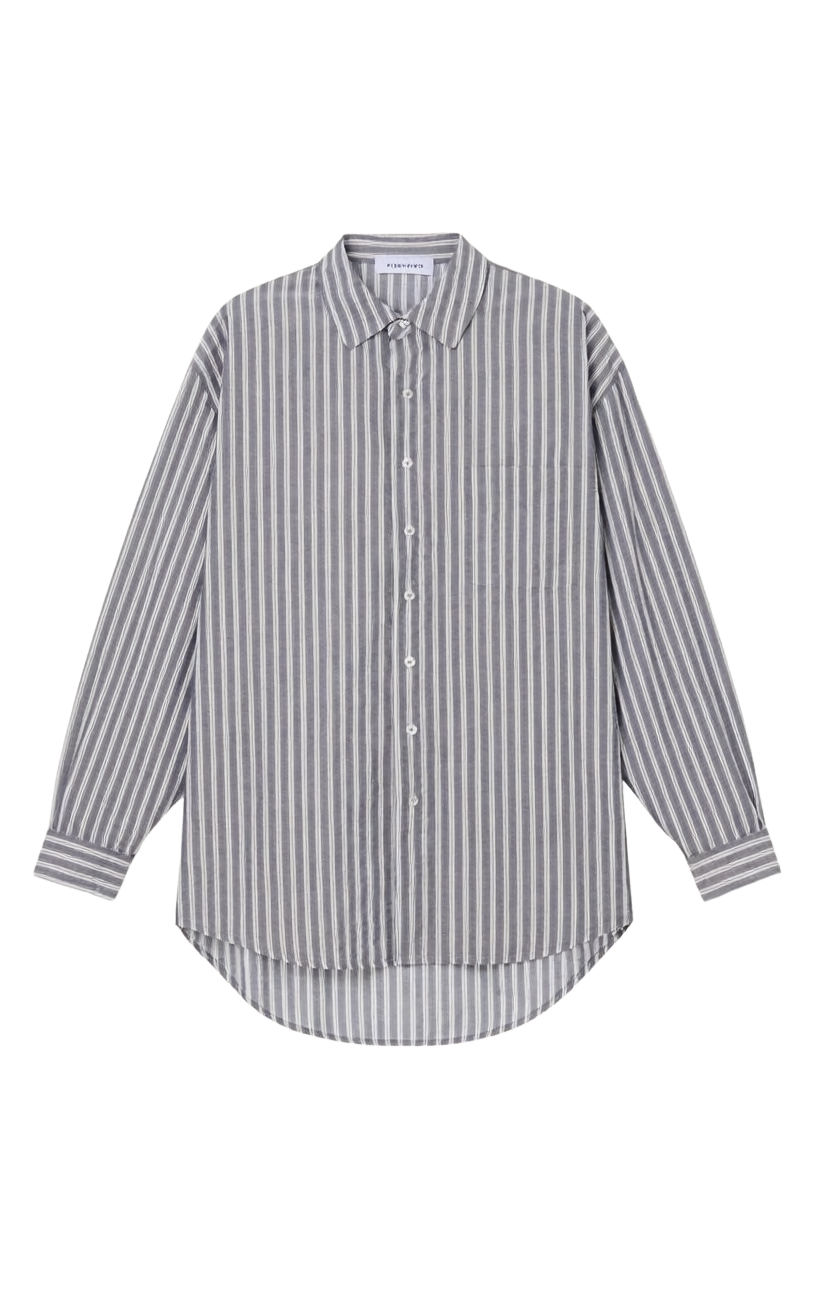 THE GALLERY STRIPE BUTTON UP