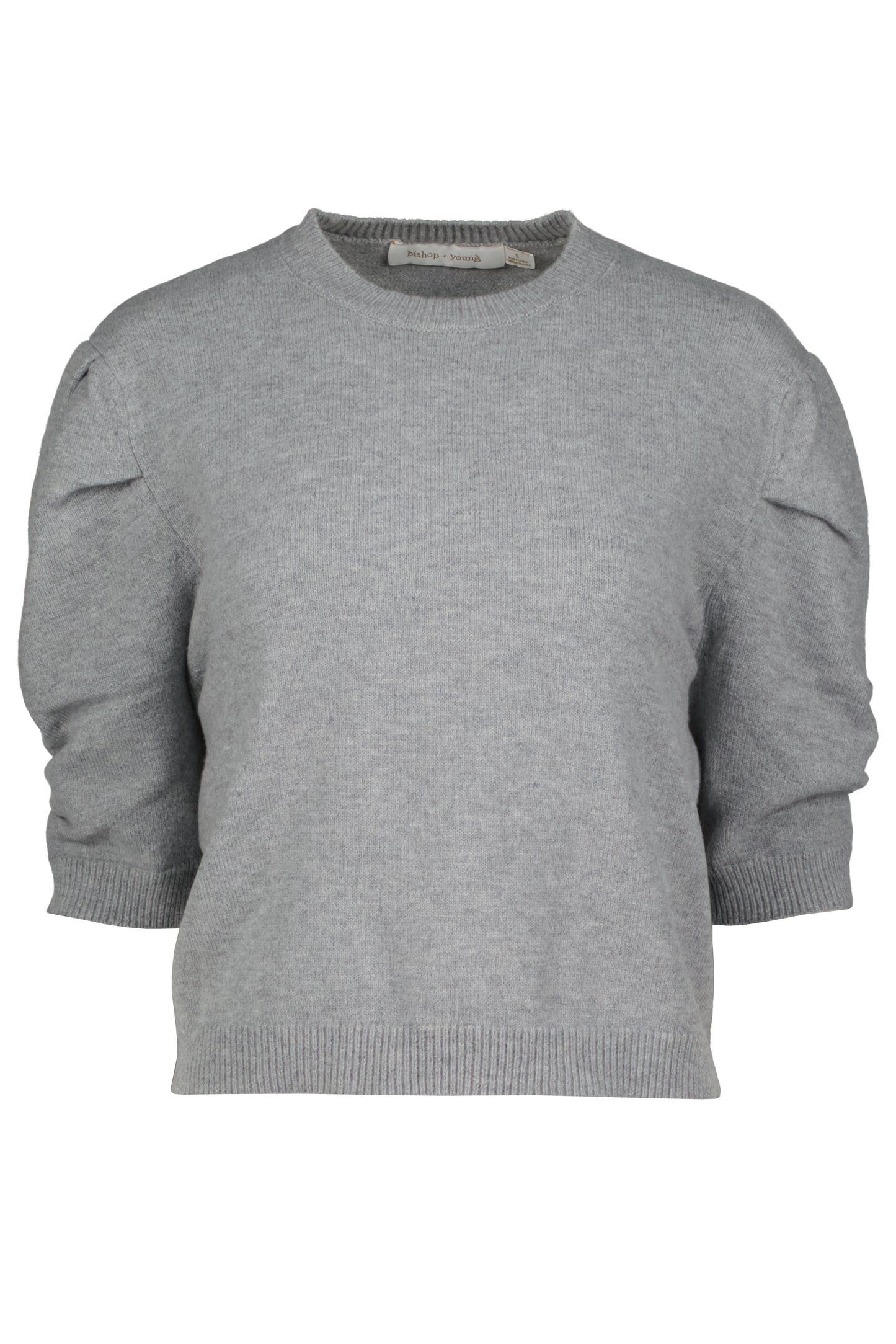 STELLA RUCHED SLEEVE SWEATER