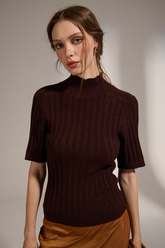 OLIVER TURTLENECK KNIT TOP