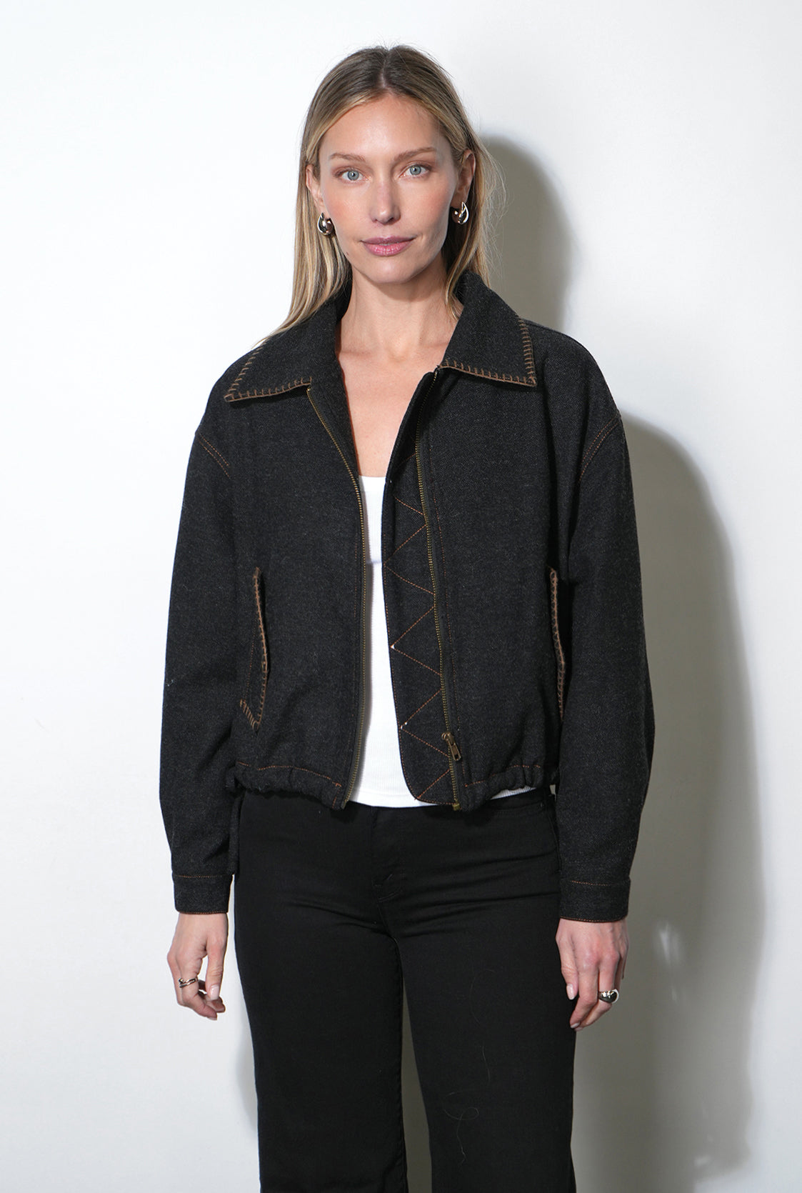 Kian Jacket with Embroidery Detail
