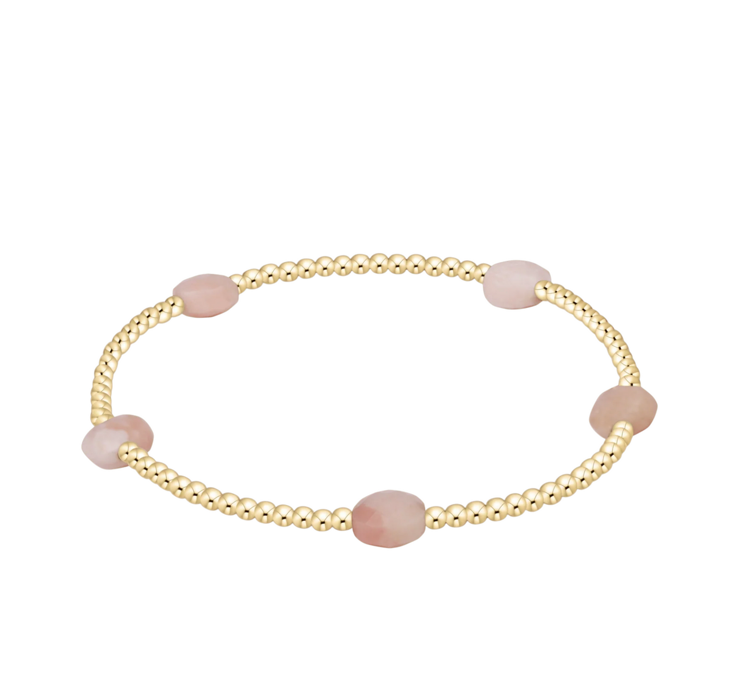 ADMIRE SMALL GEM 2MM GOLD BRACELET