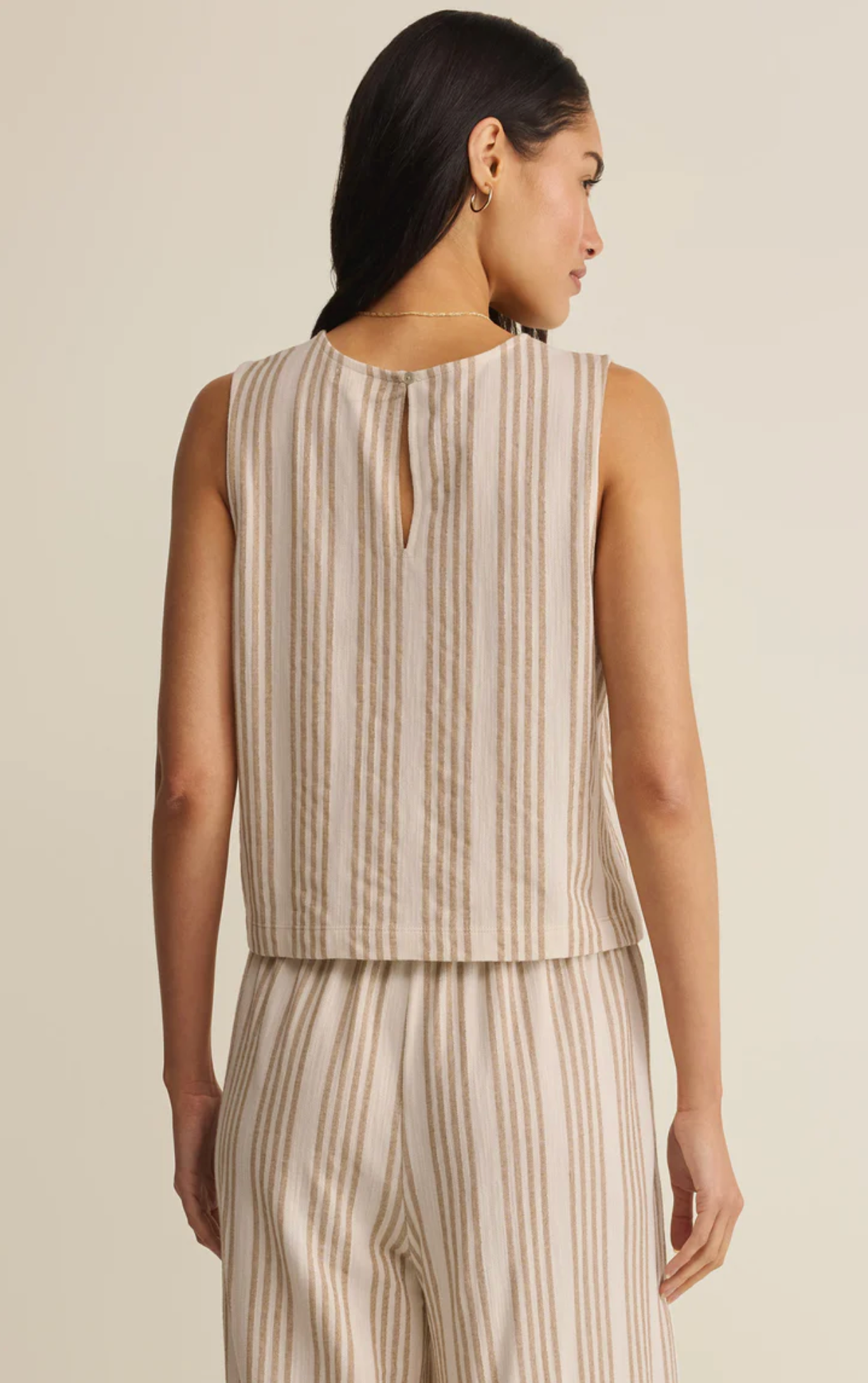 SLOANE KNIT STRIPED TANK TOP