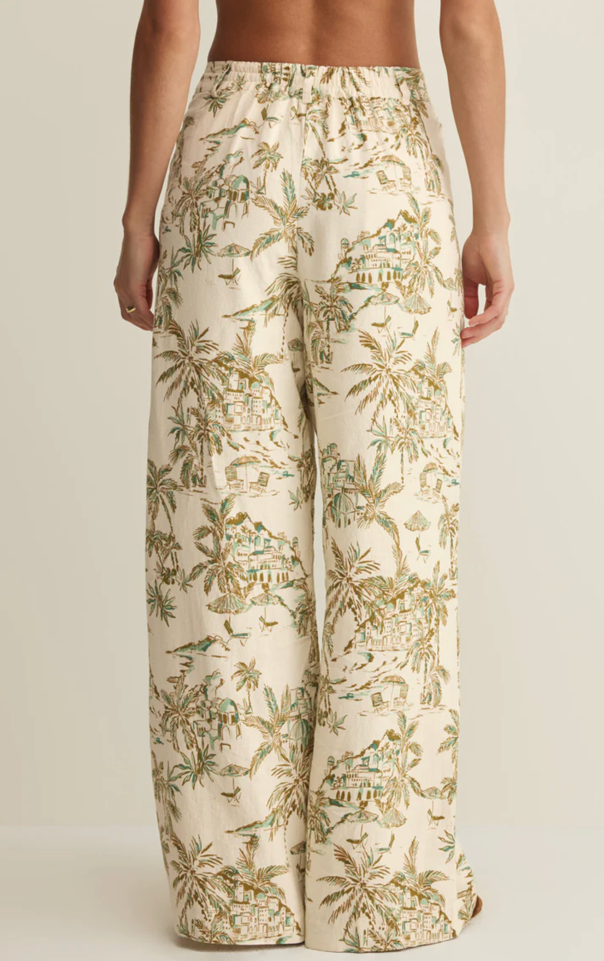 OVERLOOK TIKI TIDE LINEN PANT