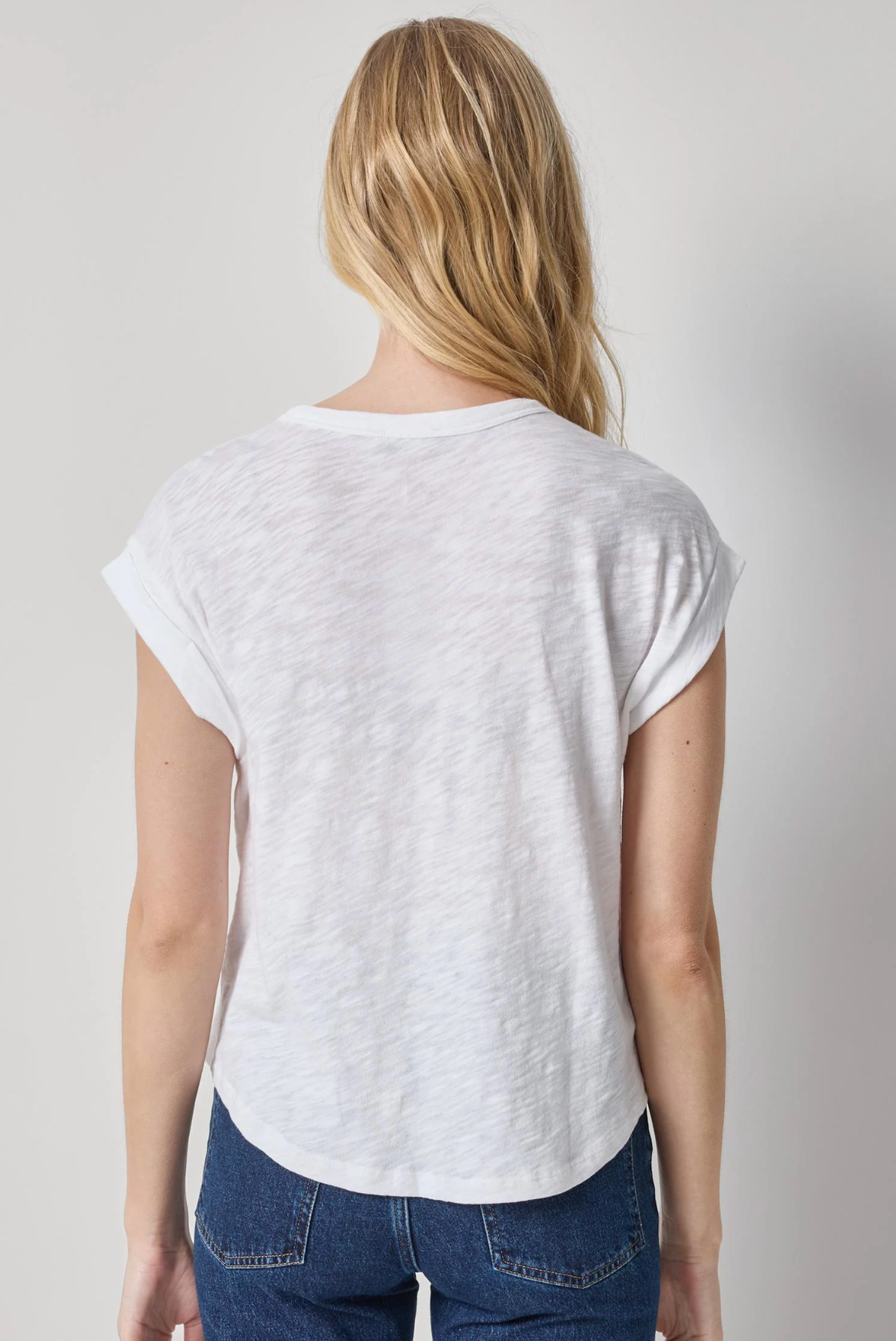 CUFF SLEEVE BOXY TOP