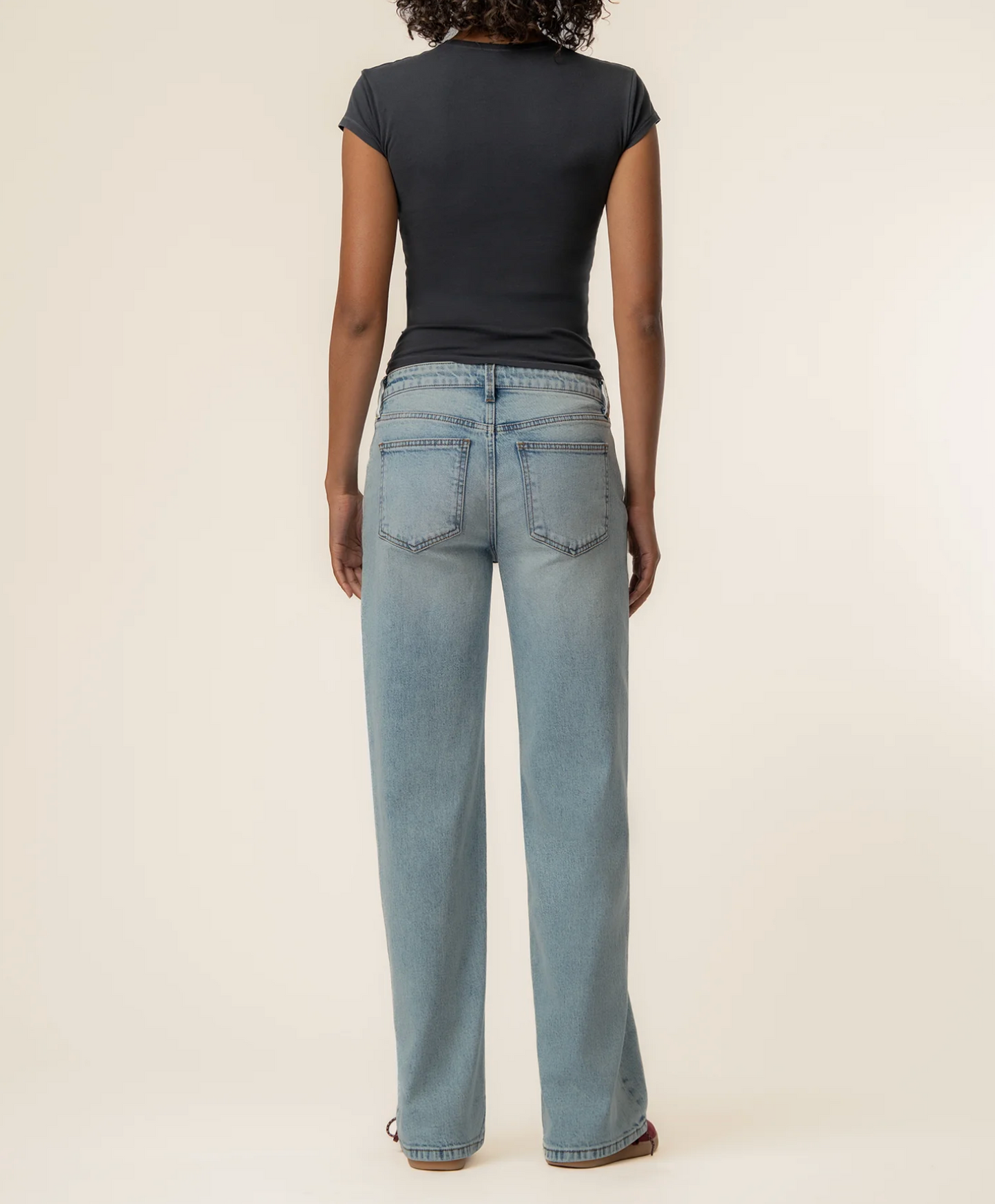 SELENA BAGGY LOW RISE STRAIGHT LEG