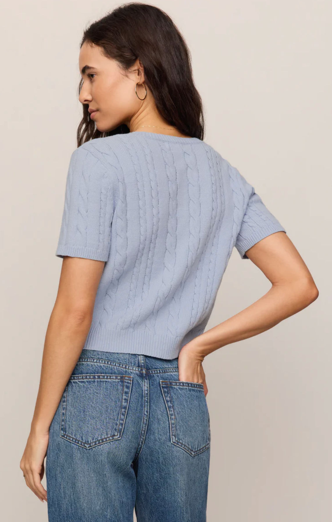 CERA SHORT SLEEVE CARDIGAN