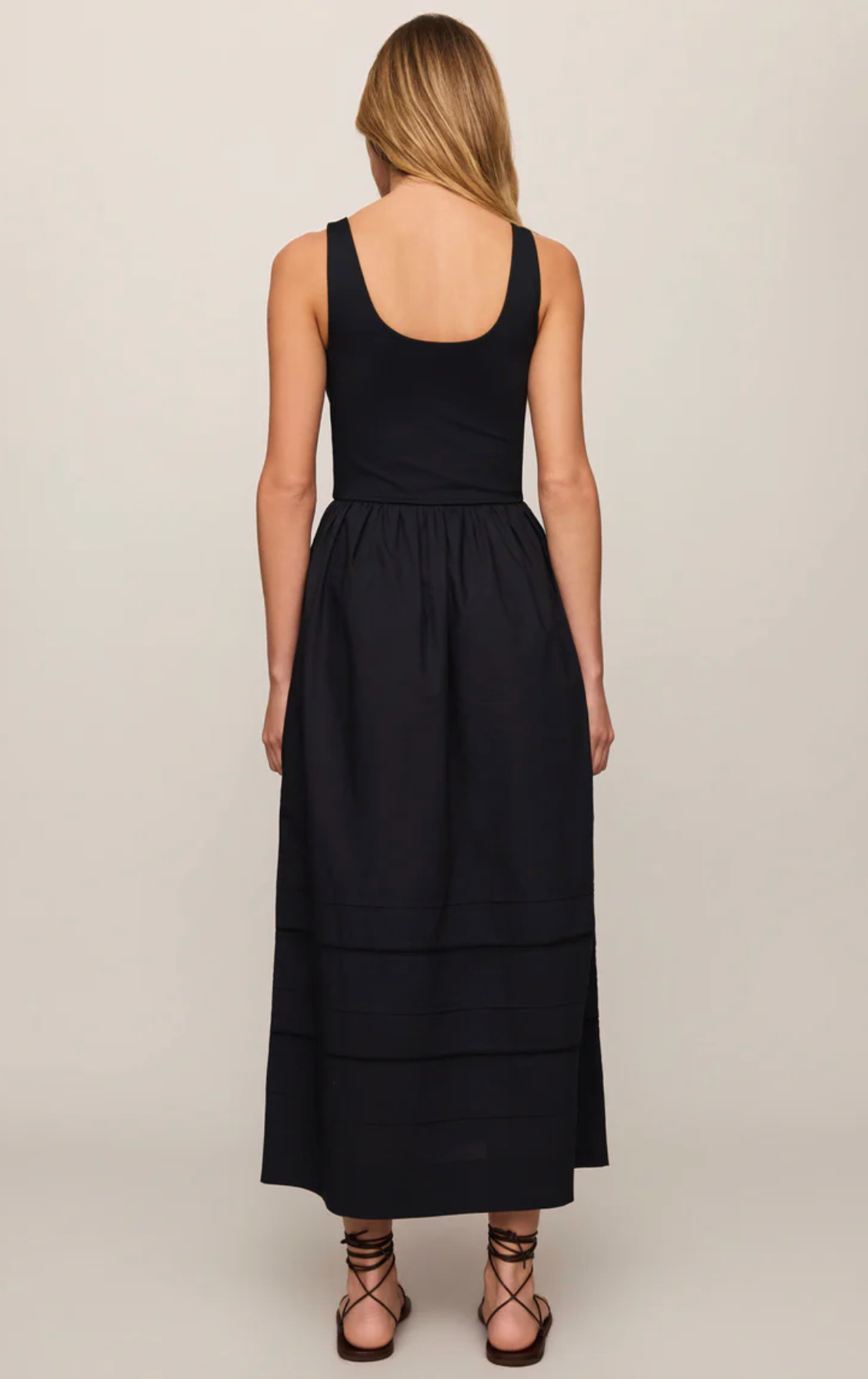 JOHANNA SLEEVELESS MIDI DRESS