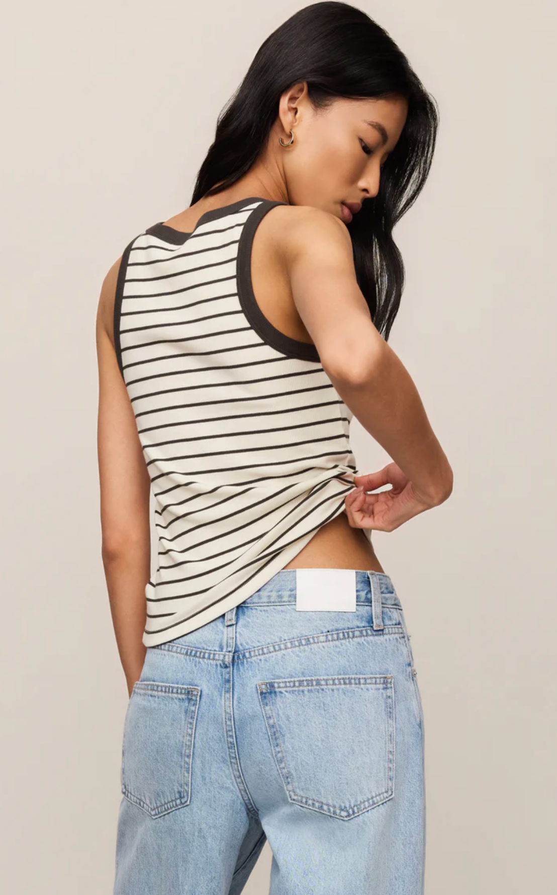 ROWE STRIPED SCOOP TANK