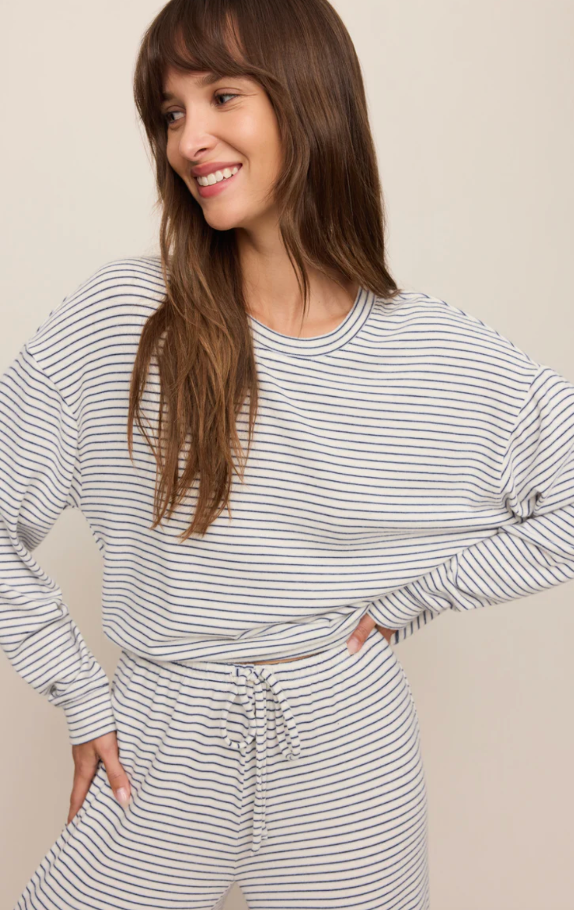 CLASSIC STRIPE LONG SLEEVE TOP