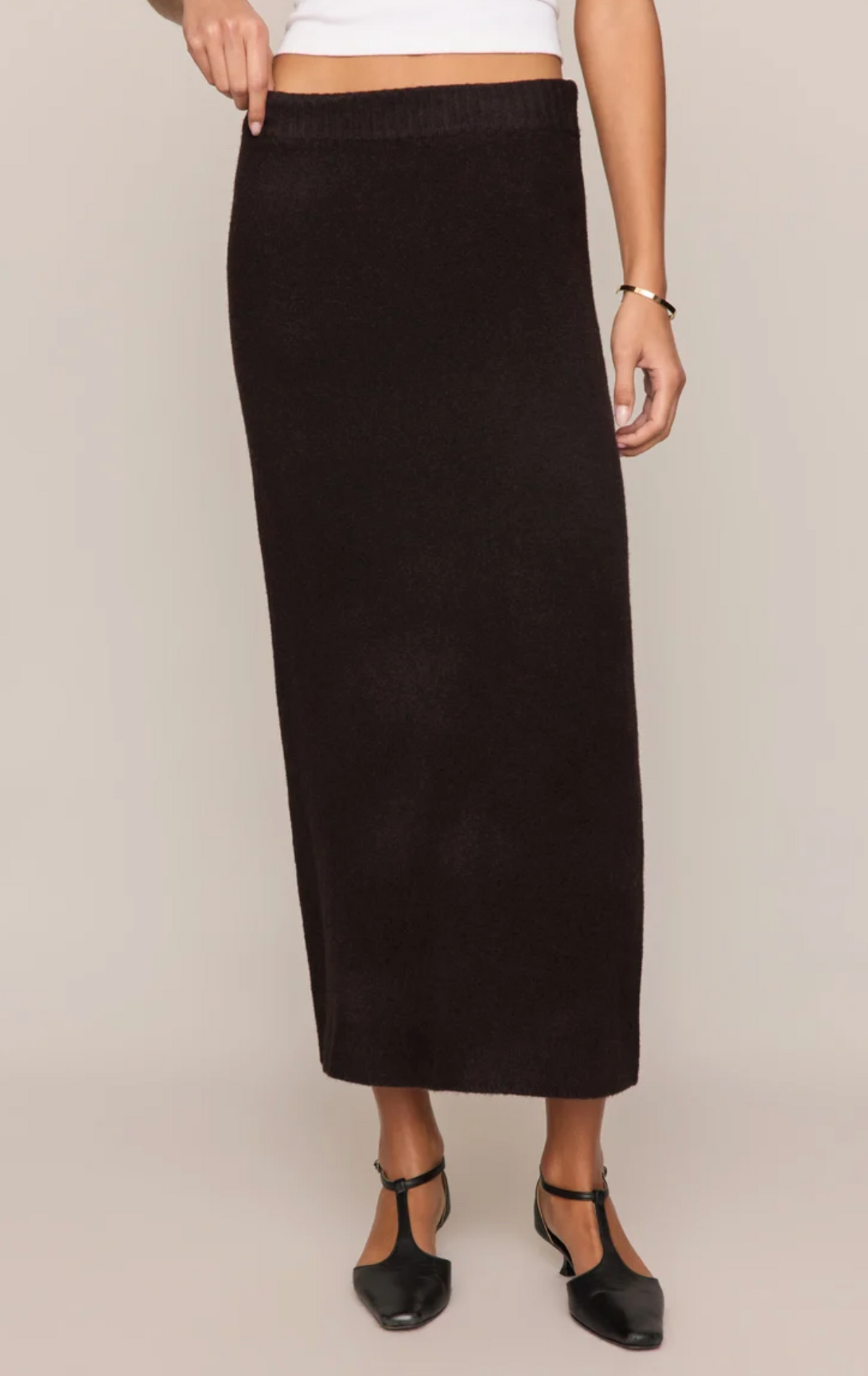 COZY MOMENT SWEATER MIDI SKIRT