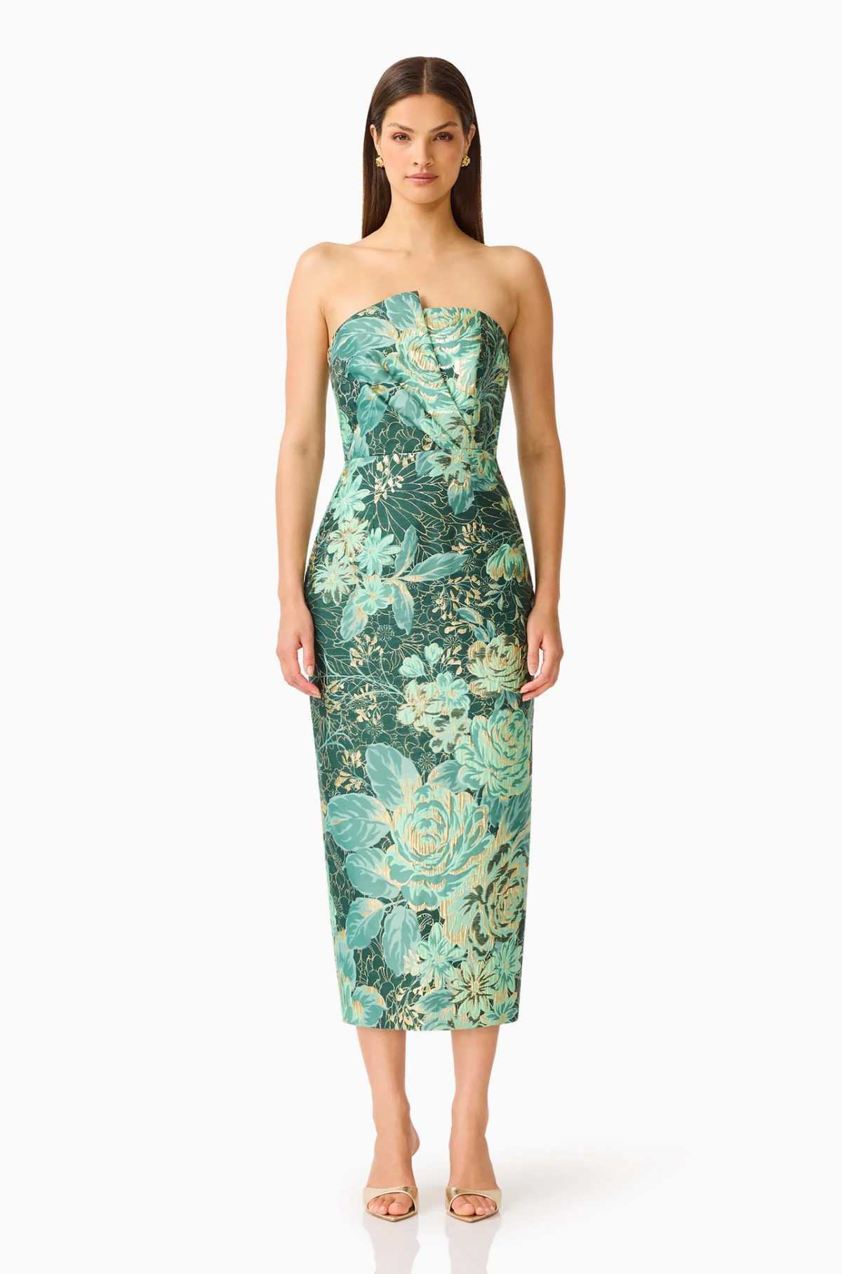 MELIORA COLUMN MIDI DRESS