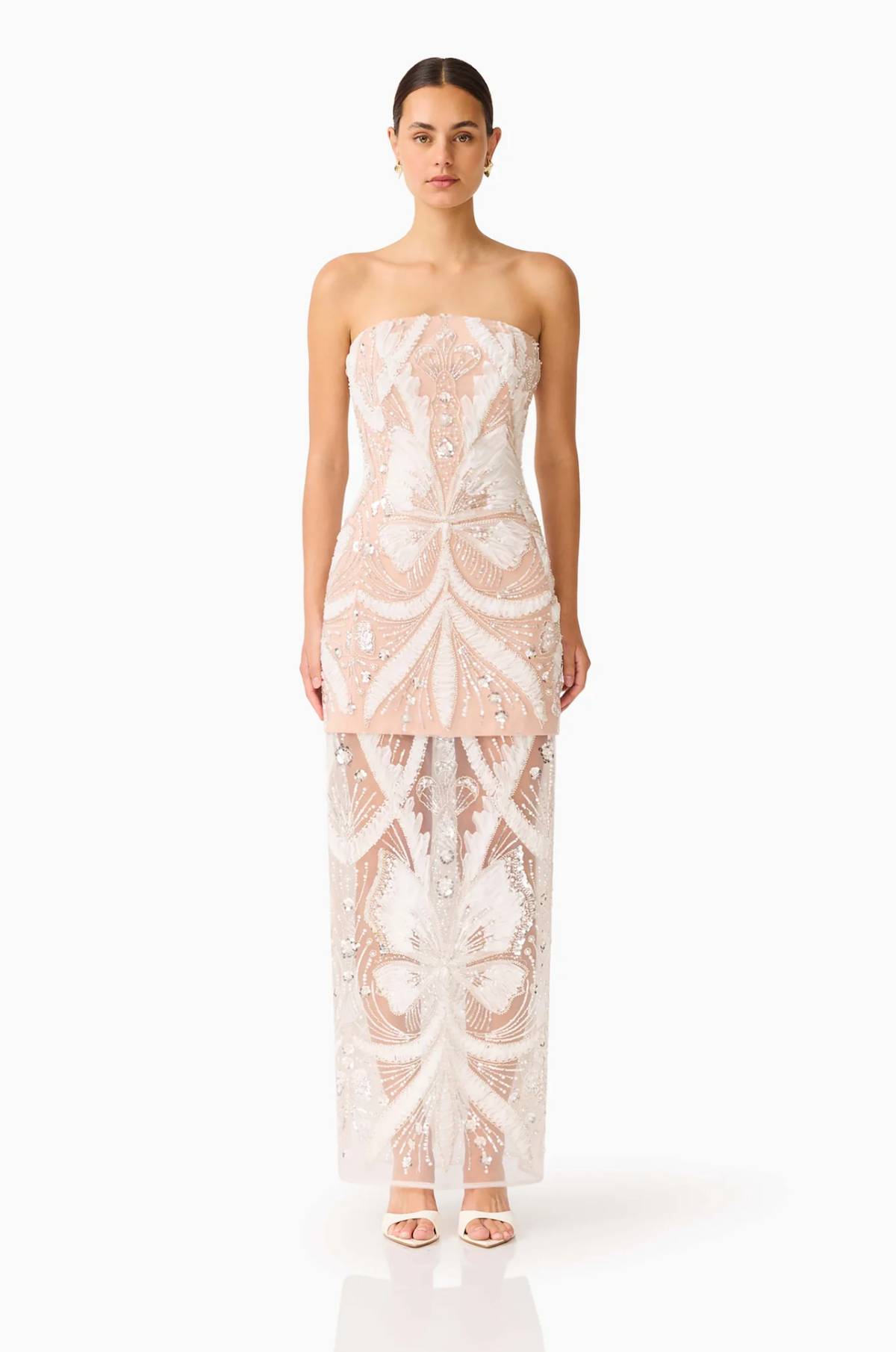 ORVELLA EMBELLISHED MAXI DRESS