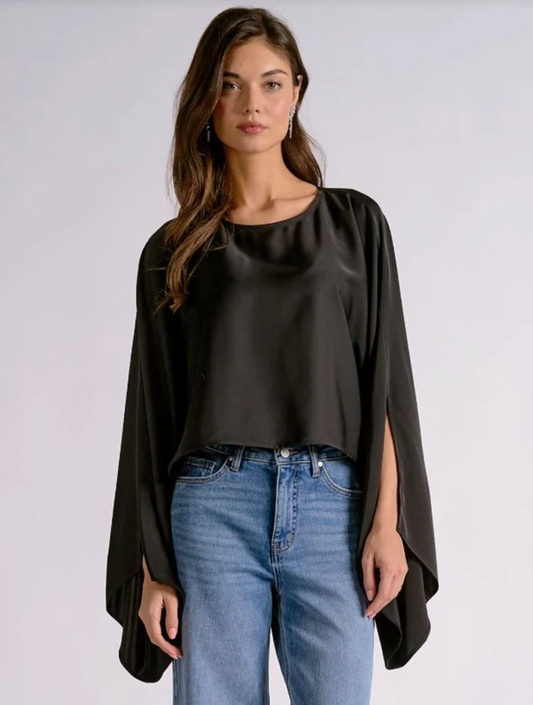 CROPPED CAPE TOP