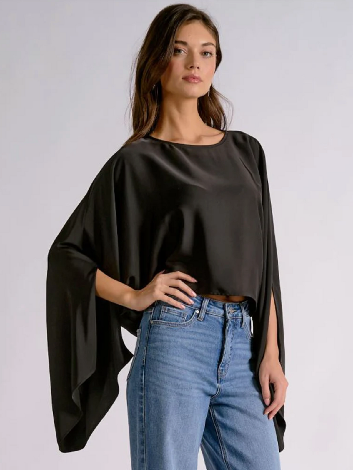 CROPPED CAPE TOP