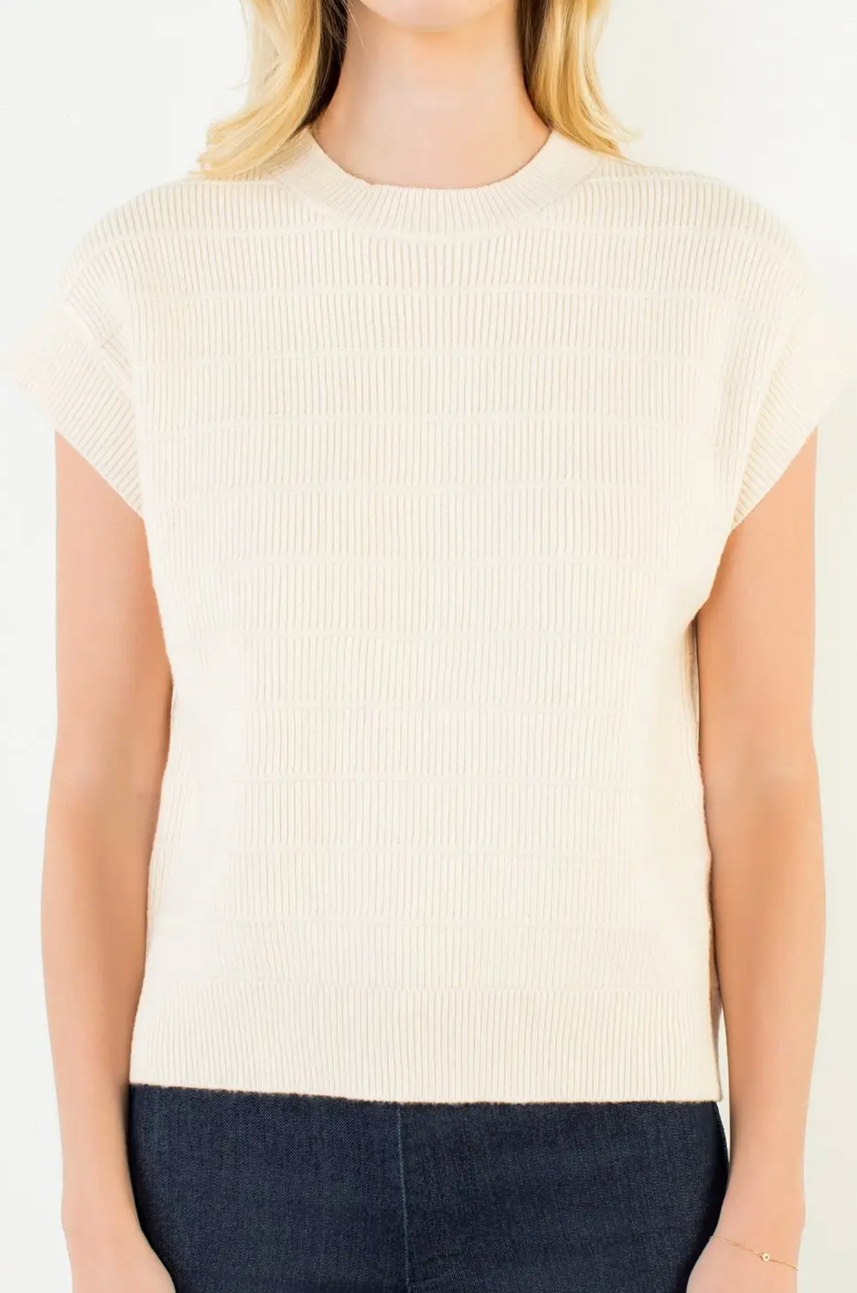 KNIT VEST TOP