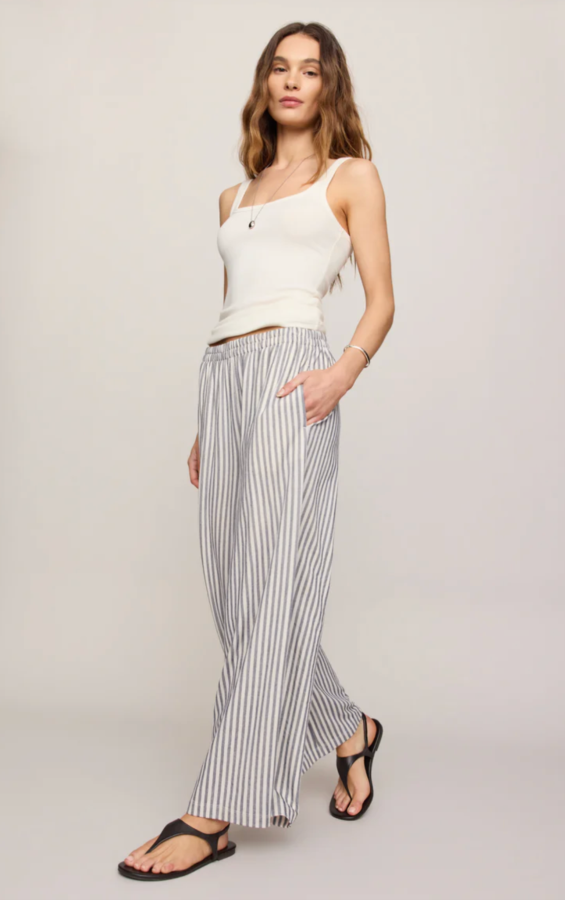 SCOUT KNIT STRIPED PANT