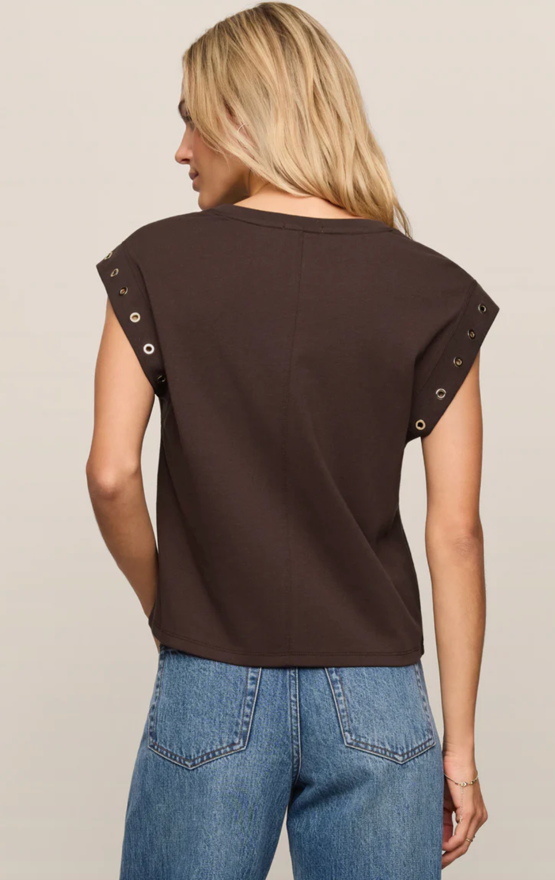 CAMINO GROMMET MUSCLE TEE