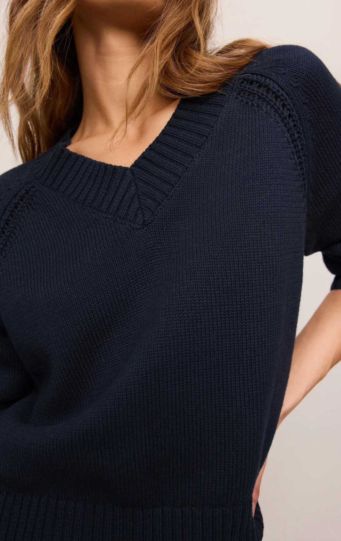 STRATTON V NECK SWEATER