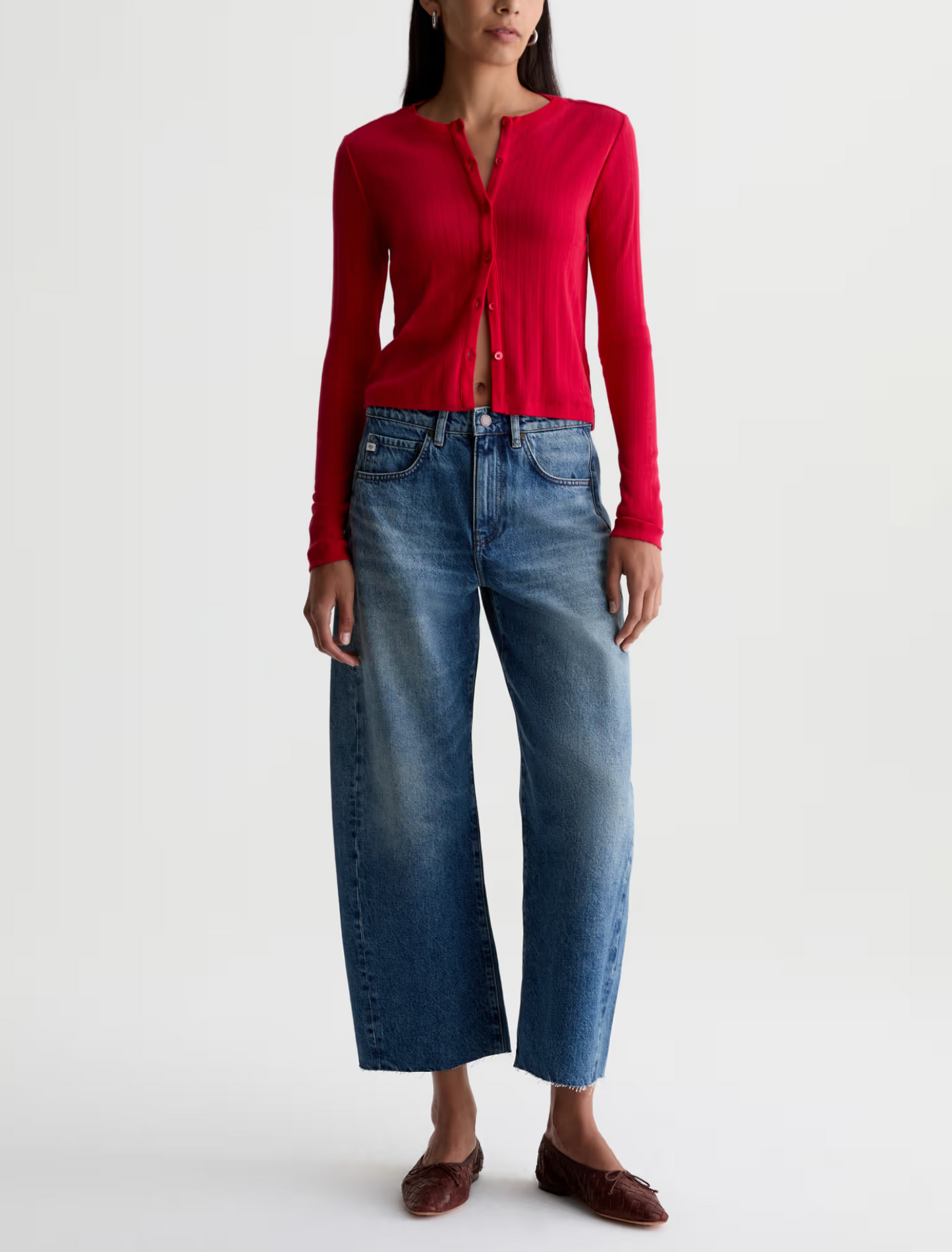 HATTIE CROP BARREL JEAN