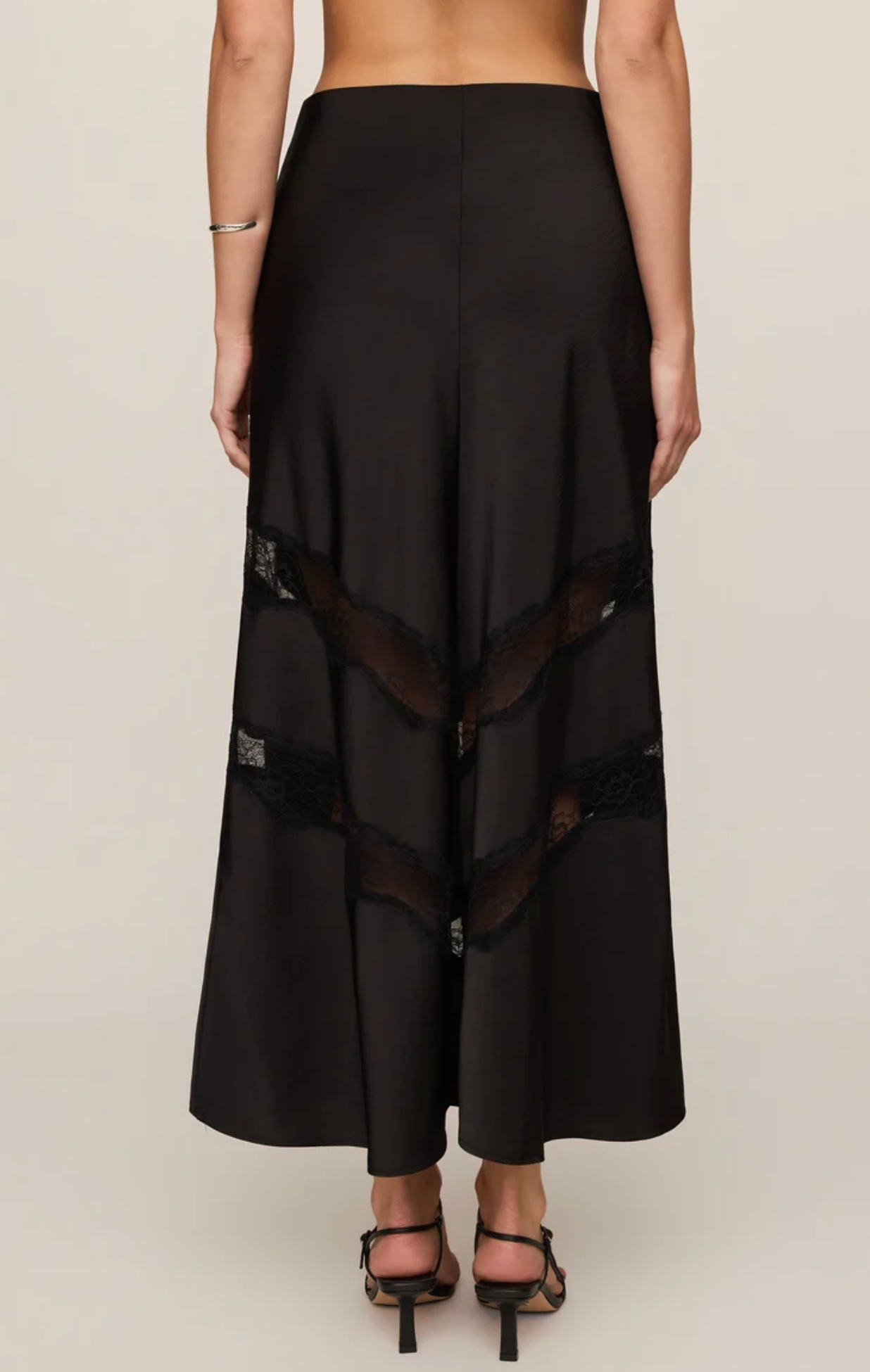 KORI LACE MIDI SKIRT