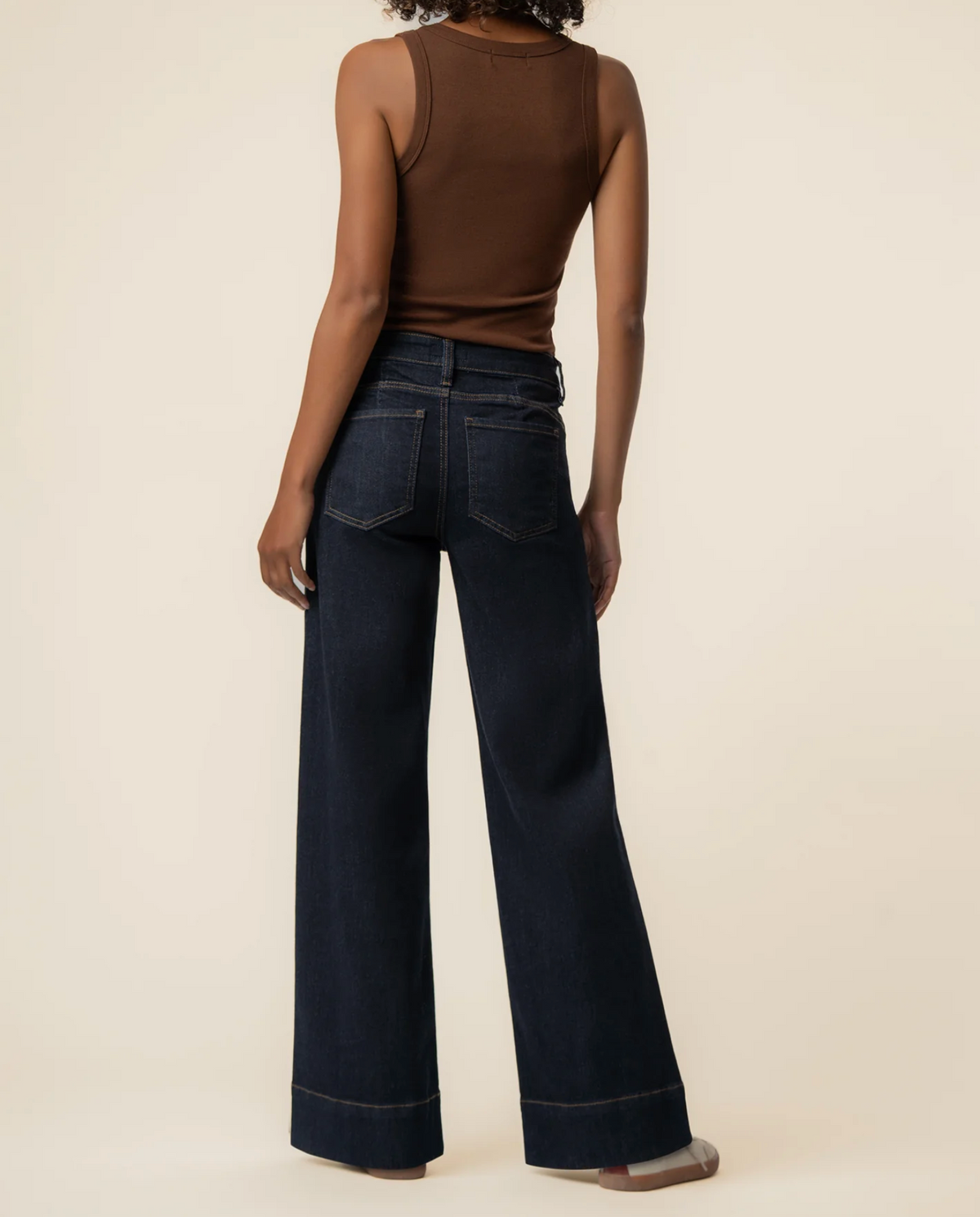 MAYA HIGH RISE FAB AB WIDE LEG