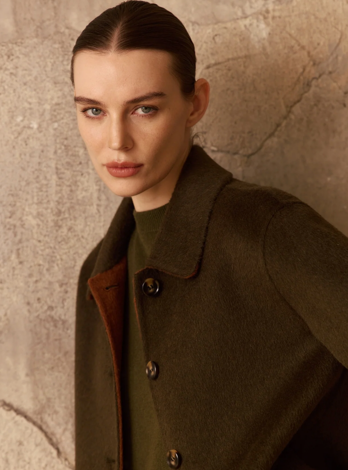 REVERSIBLE CASHMERE CAR COAT