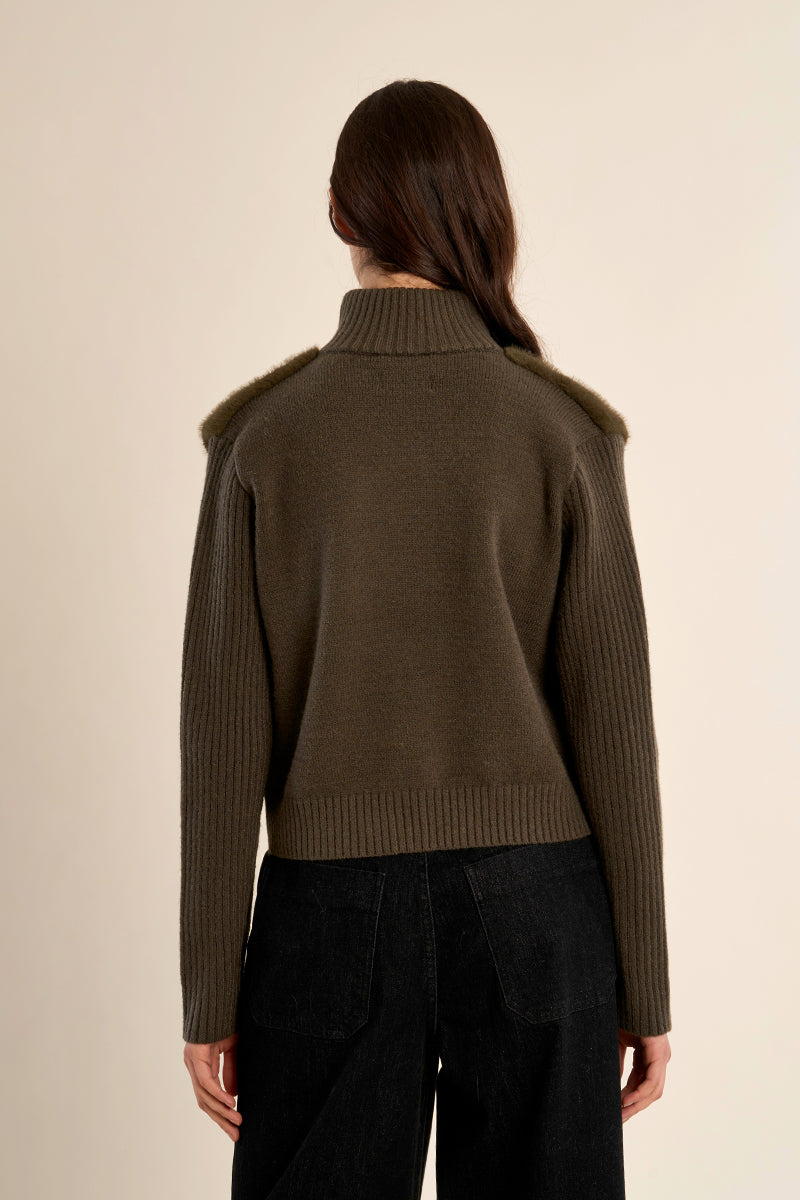 LADIES KNITTED JACKET