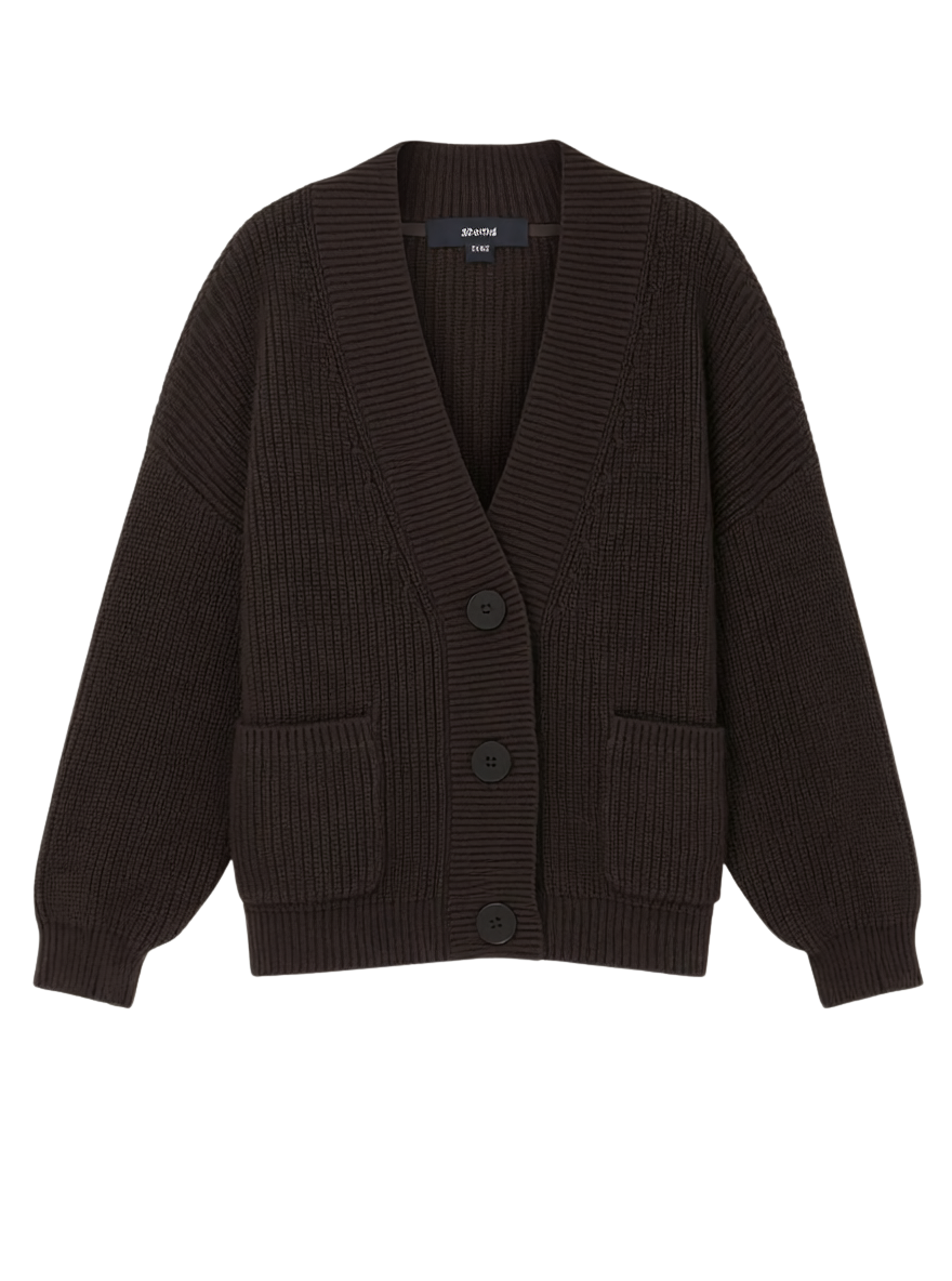 CELESTE RELAXED POCKET CARDIGAN