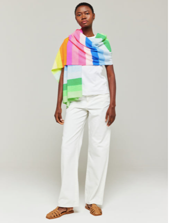 STRIPE UP TRAVEL WRAP