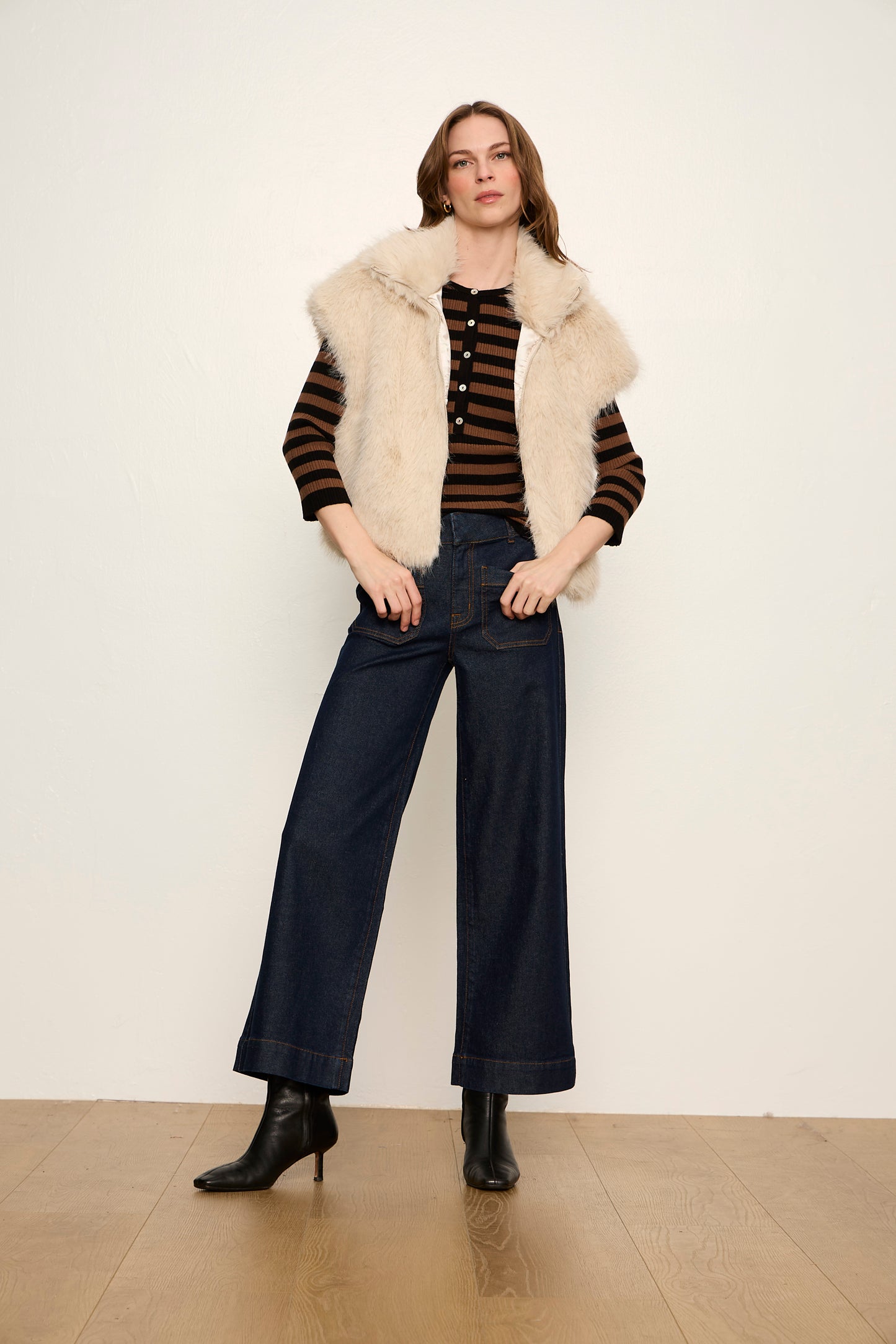 SILKY FUR VEST