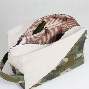 Contemporary Travel Accessories Canvas Toiletry Dopp Kit