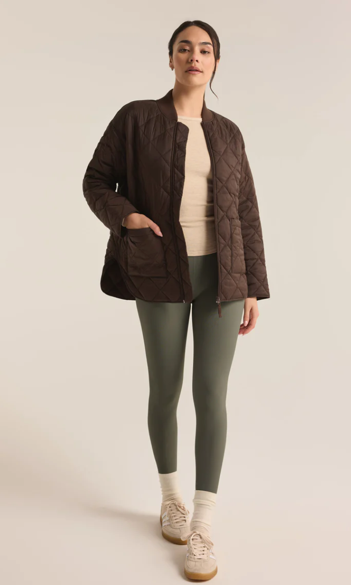 SUNRISE QUILTED BOMBER JACKET