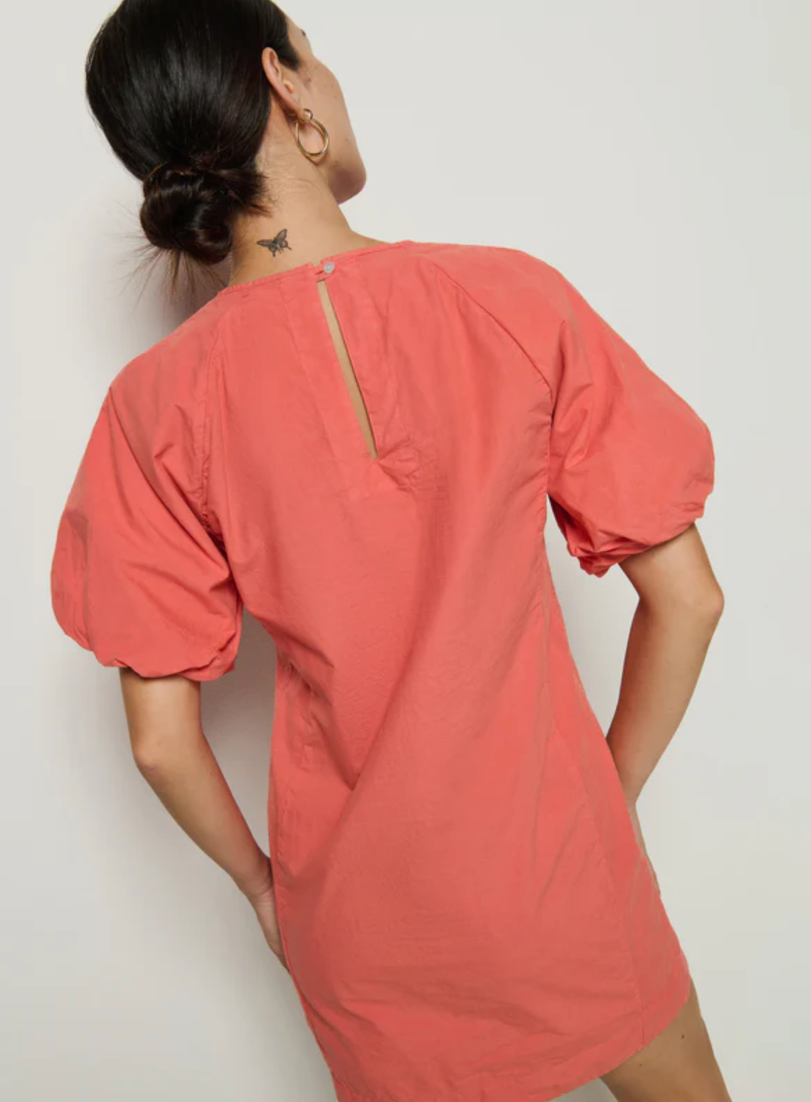 MINNIE DRESS CORAL KISS