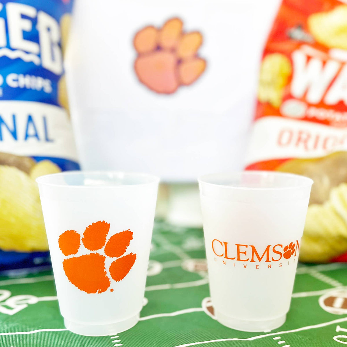 Shatterproof Cup 8 Pack {Clemson University Logos}