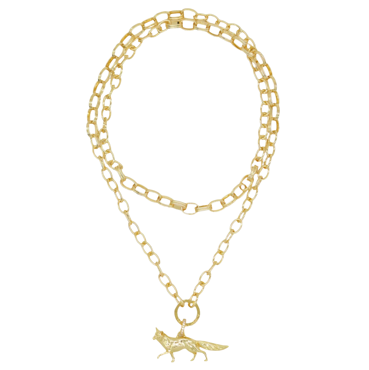FOX STATEMENT NECKLACE