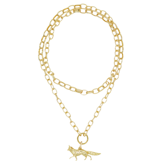 FOX STATEMENT NECKLACE
