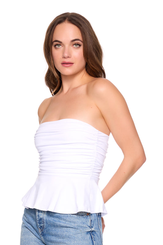 tube gathered flare top 5"