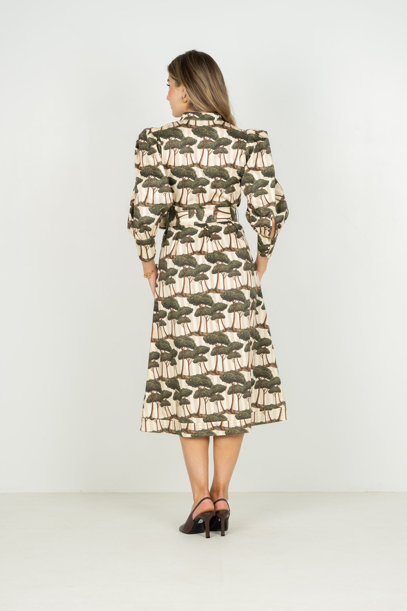 Valentina Dress - Umbrella Pine