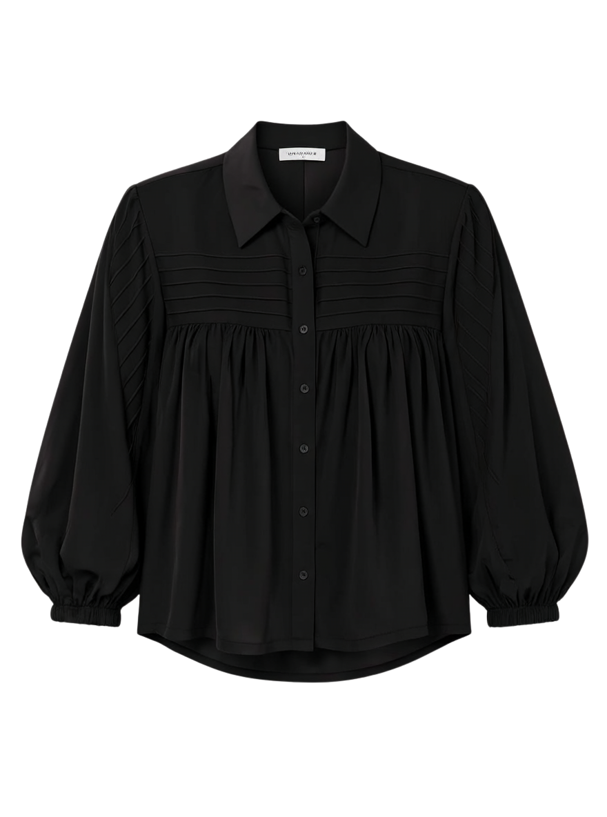STITCHED SLEEVE BLOUSE