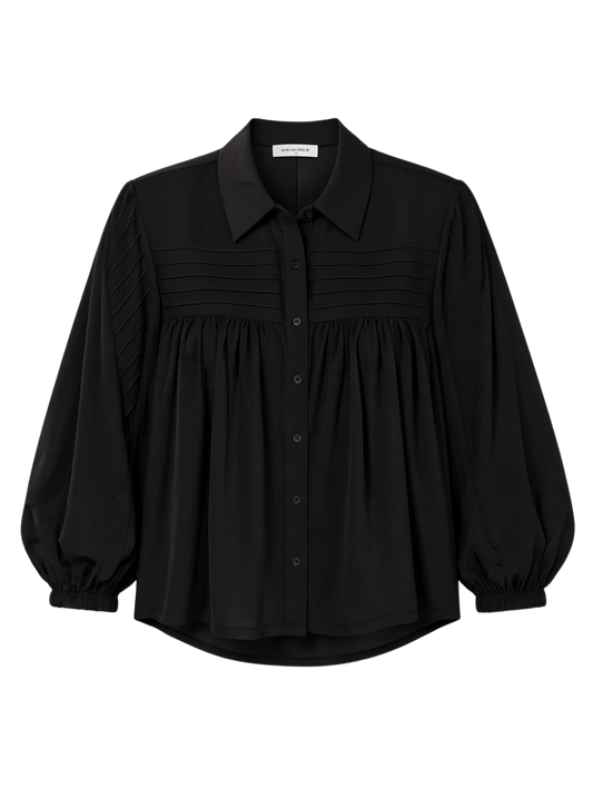 STITCHED SLEEVE BLOUSE