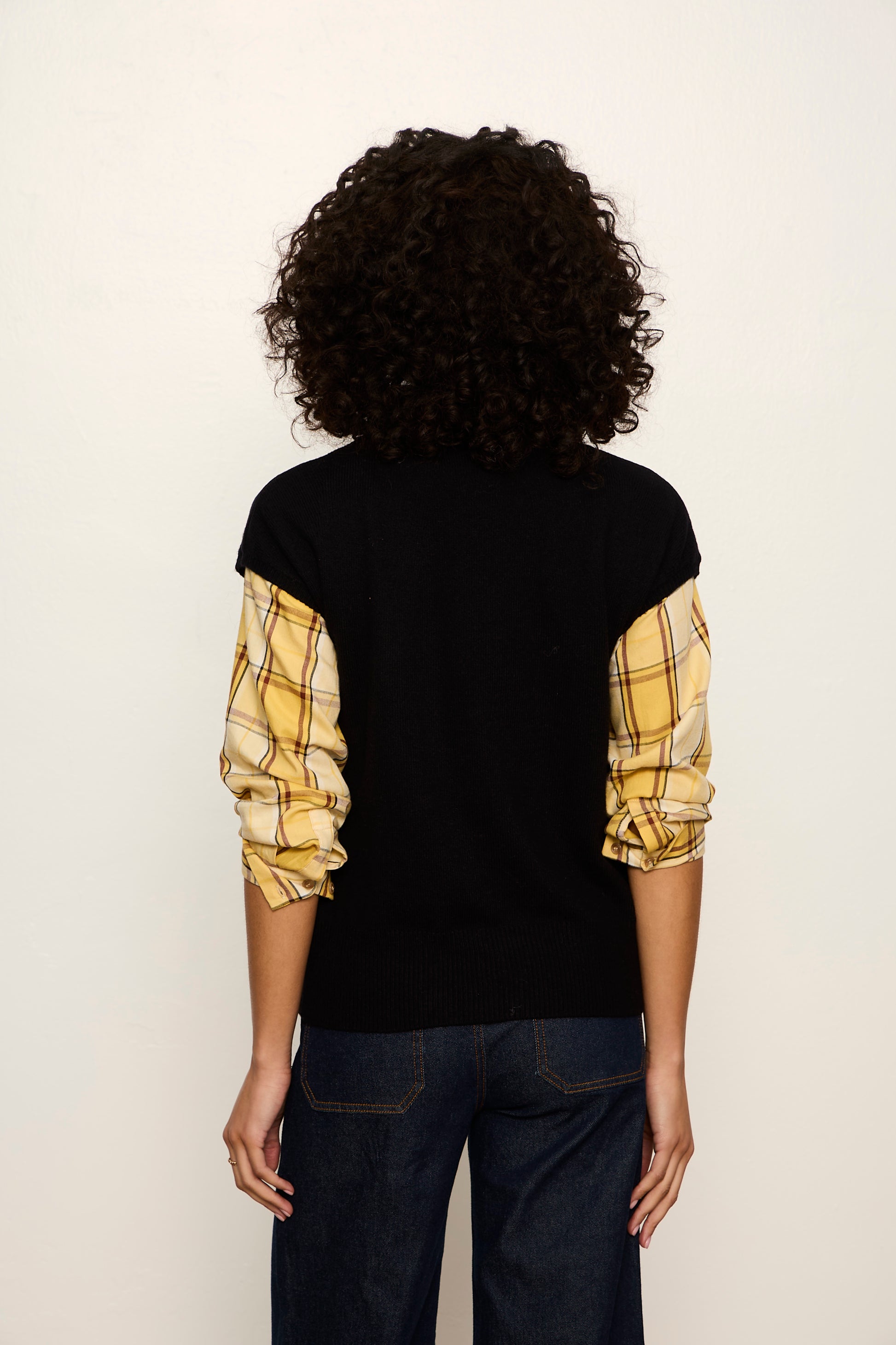 MOCK NECK SWEATER SHELL