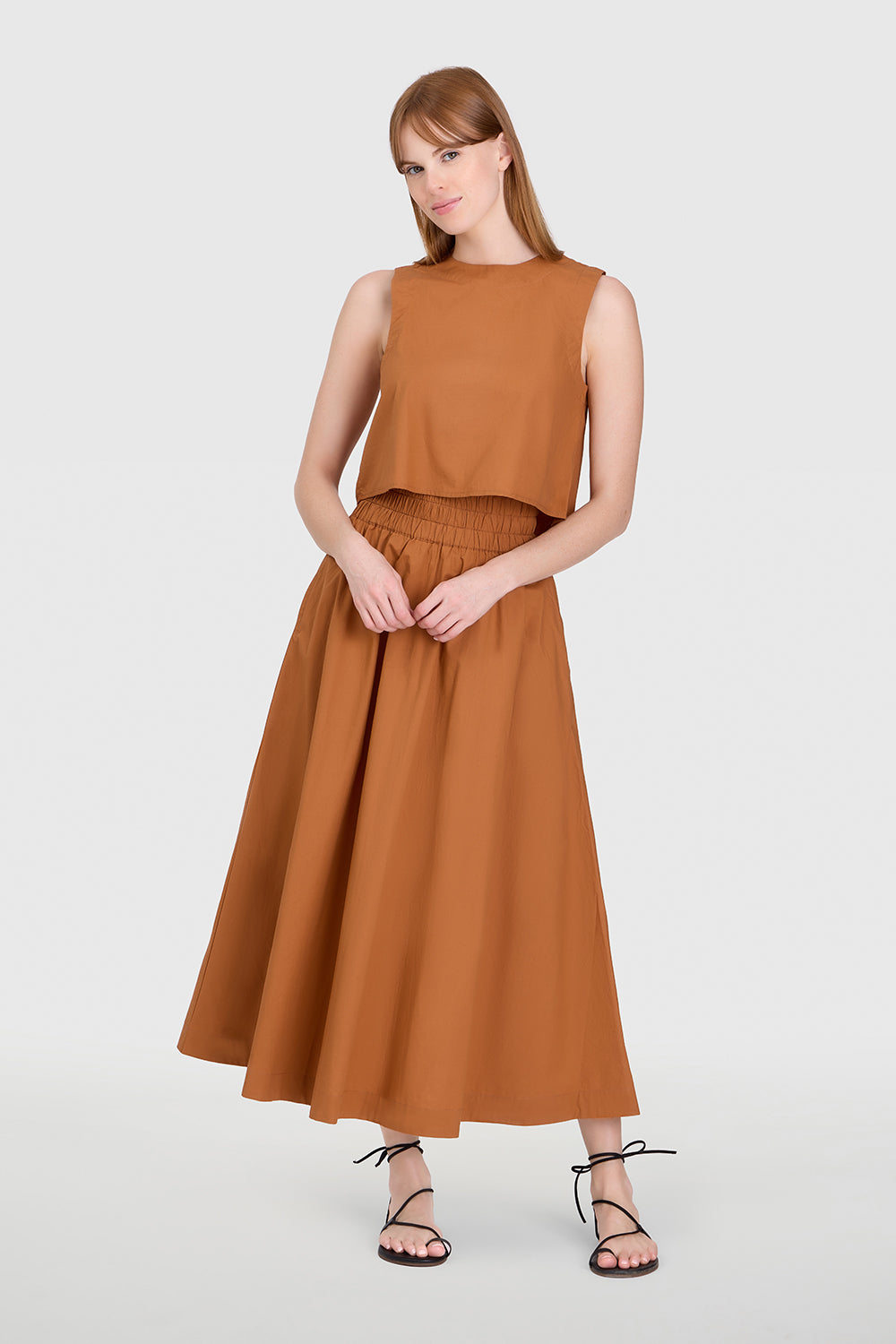 Crop Top, Brown