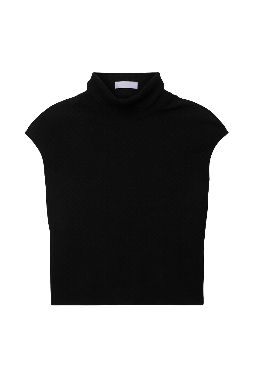 MOCK NECK SWEATER SHELL