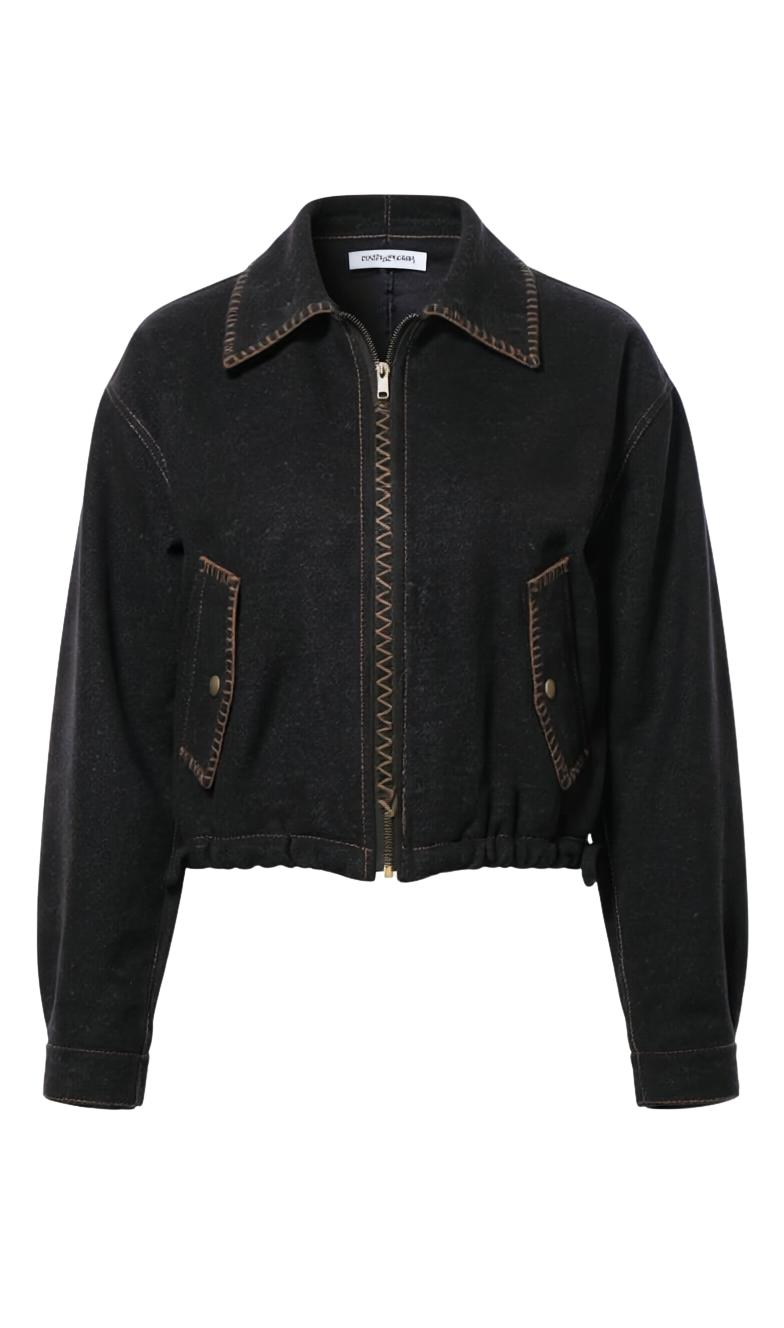 KIAN JACKET WITH EMBROIDERY DETAIL