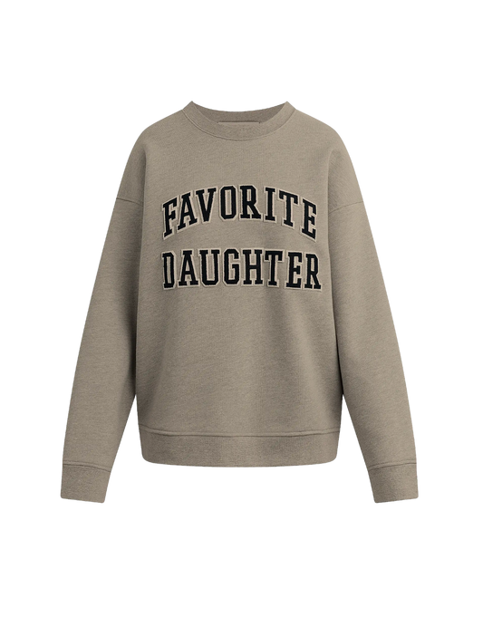 THE COLLEGIATE EMBROIDERY SWEATSHIRT
