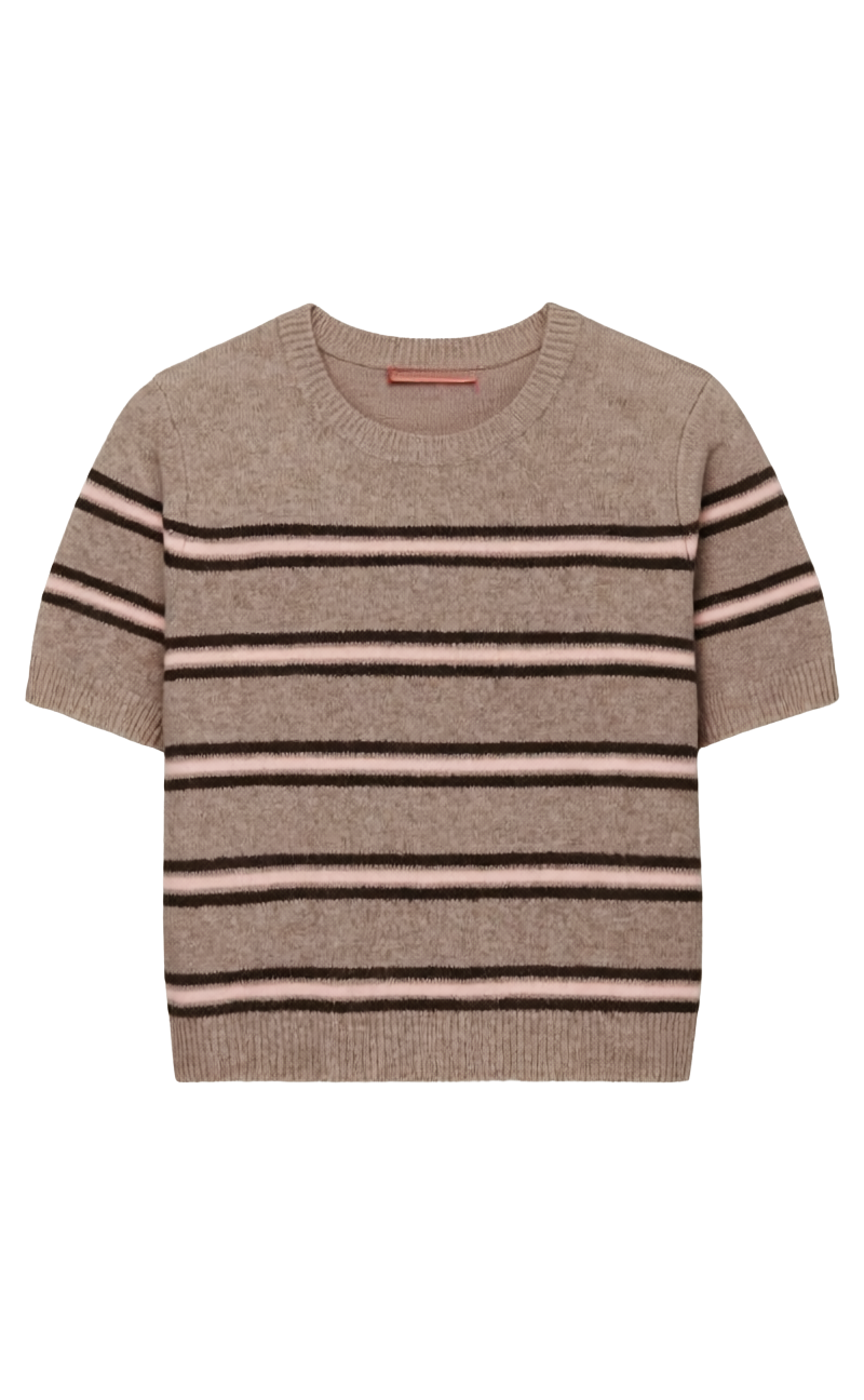 GATEWOOD STRIPE SWEATER TEE