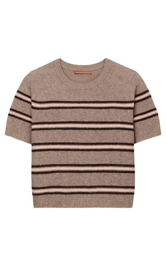 GATEWOOD STRIPE SWEATER TEE