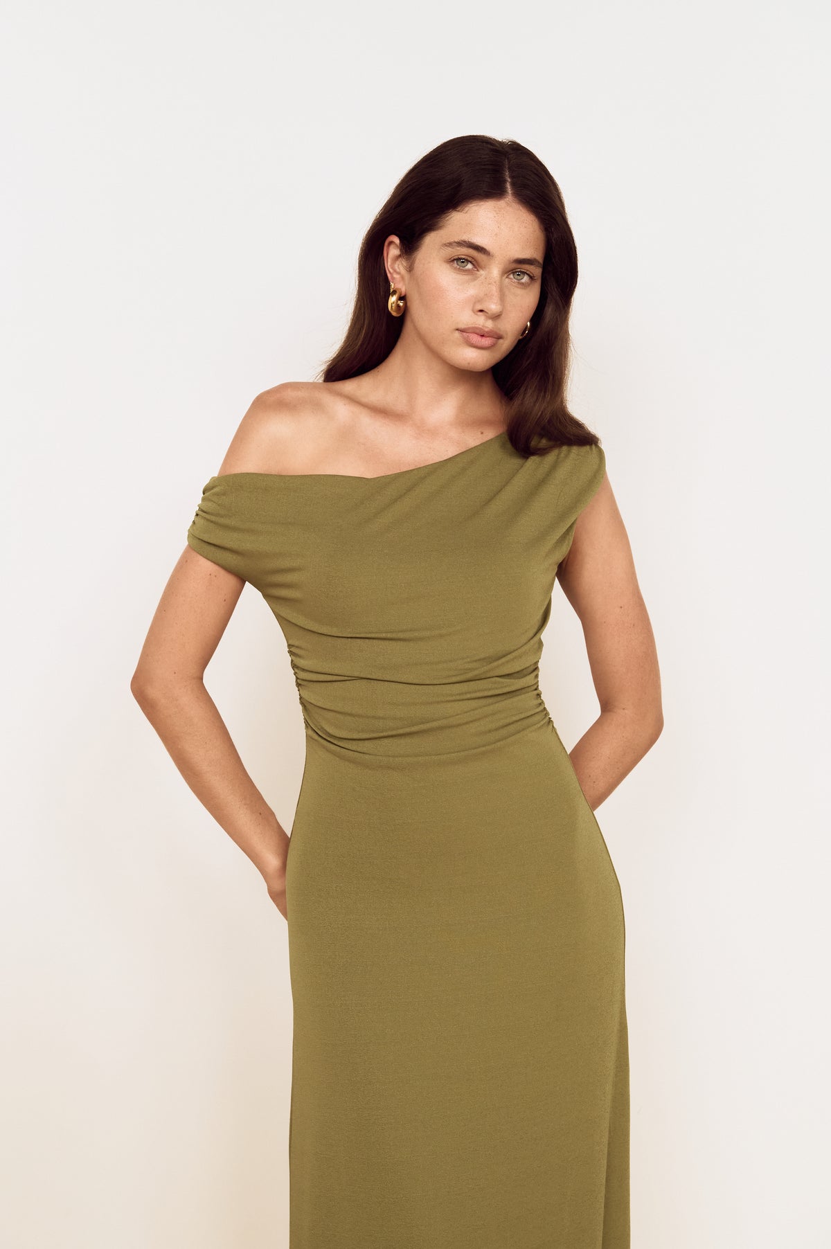 ASTER MESH MIDI DRESS