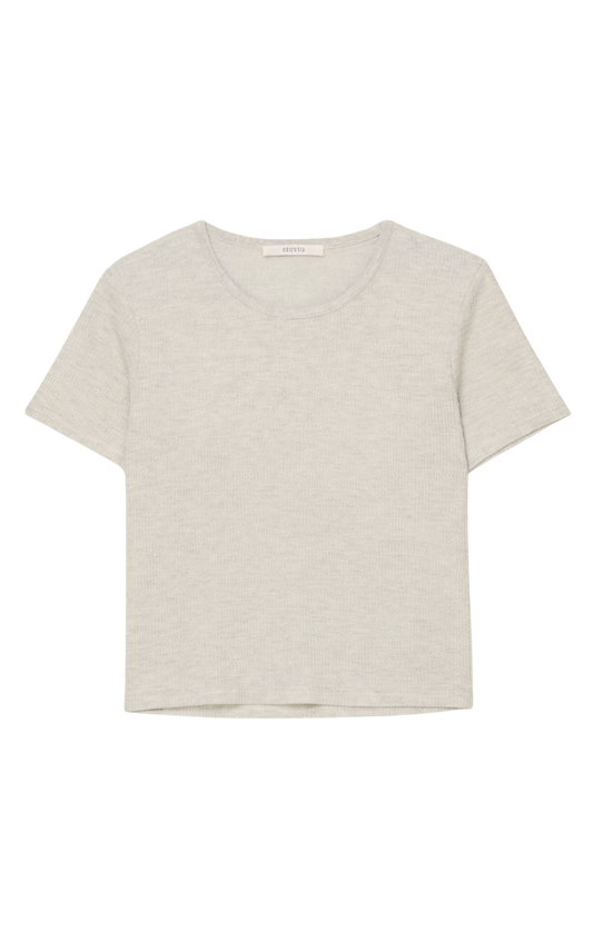 WAFFLE BRUSHED THERMAL TEE